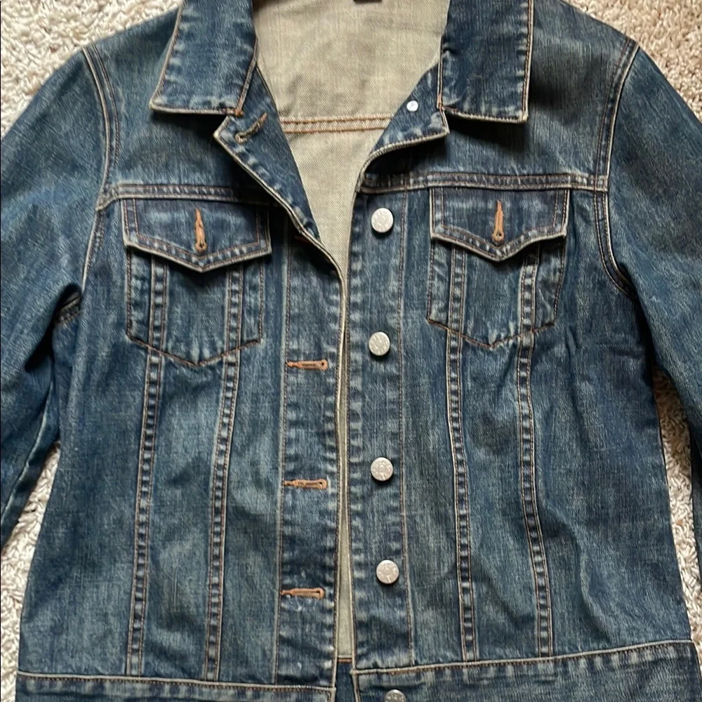 J. Crew Dark Blue Denim Jean Jacket